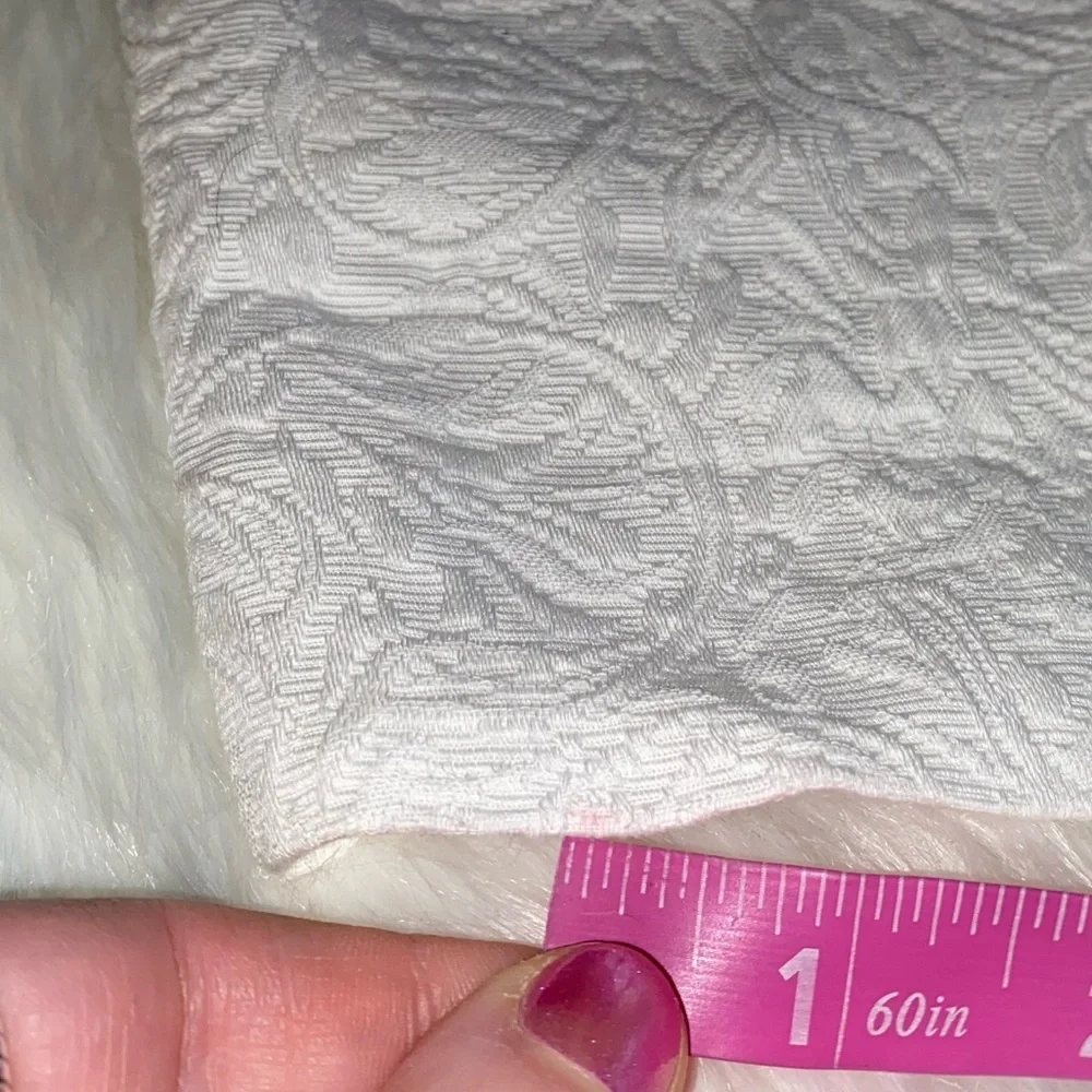 J.Crew size 0 white patterned plush soft shorts